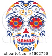 Day Of The Dead Dia De Los Muertos Sugar Skull by Vector Tradition SM