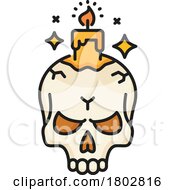 Poster, Art Print Of Magical Skull And Candle