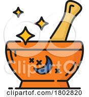 Magical Mortar And Pestle by Vector Tradition SM