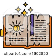 Magical Spell Book by Vector Tradition SM