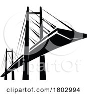Poster, Art Print Of Black And White Bridge