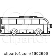 Poster, Art Print Of Black And White Bus