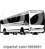 Black And White Tour Bus