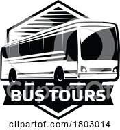 Black And White Tour Bus