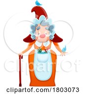 Poster, Art Print Of Gnome Woman With Birds