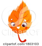 Poster, Art Print Of Autumn Leaf Character