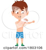 Poster, Art Print Of Boy With A Rash