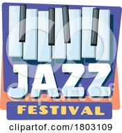 Poster, Art Print Of Keyboard Jazz Festival Design