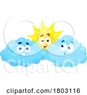 Sun And Cloud Characters by Vector Tradition SM