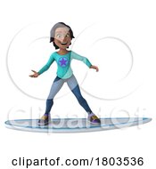 3d Indian Woman On A White Background by Julos