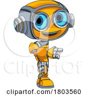 Robot Mascot Cartoon Cute Fun Alien Character Man
