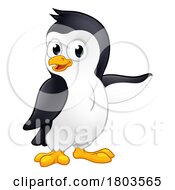 Penguin Bird Cute Cartoon Wildlife Mascot by AtStockIllustration