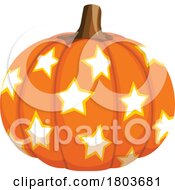 Poster, Art Print Of Painted Halloween Pumpkin