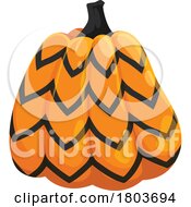 Painted Halloween Pumpkin