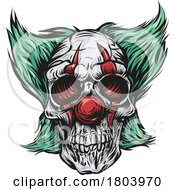 Poster, Art Print Of Skull Clown Horror