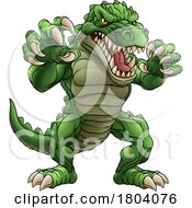 09/21/2023 - Crocodile Alligator Cartoon Lizard Dino Monster