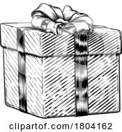 09/23/2023 - Christmas Gift Birthday Vintage Present Box Bow