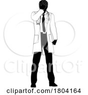 09/23/2023 - Doctor Man Medical Silhouette Healthcare Person