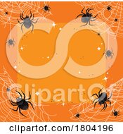 Poster, Art Print Of Halloween Spider Web Background