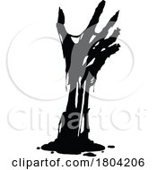 Poster, Art Print Of Rising Zombie Hand