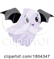 Poster, Art Print Of Halloween Ghost Vampire Bat