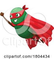 Super Avocado Food Mascot by Vector Tradition SM