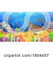 Poster, Art Print Of Underwater Ocean Scene