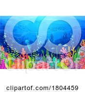 Poster, Art Print Of Underwater Ocean Scene