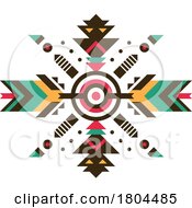 Poster, Art Print Of Aztec Or Navajo Pattern