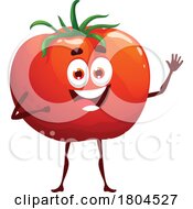 Tomato Food Mascot by Vector Tradition SM