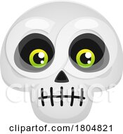 Skull Halloween Emoji by Vector Tradition SM