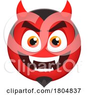 Poster, Art Print Of Devil Halloween Emoji
