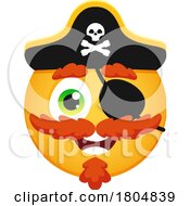 Poster, Art Print Of Pirate Halloween Emoji
