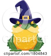 Poster, Art Print Of Toad Wearing A Witch Hat
