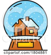 Poster, Art Print Of Christmas Snow Globe