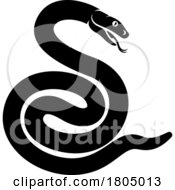 Snake Chinese Zodiac Horoscope Animal Year Sign by AtStockIllustration