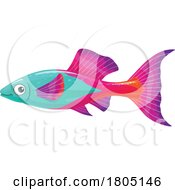 Poster, Art Print Of Colorful Aquarium Fish