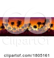 Poster, Art Print Of Palm Trees At Sunset