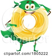 Super Hero Pasta Noodle Mascot