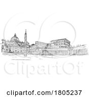 Poster, Art Print Of Vatican City Sketch