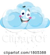 Poster, Art Print Of Happy Snow Cloud