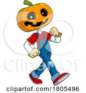 Poster, Art Print Of Cartoon Halloween Pumpkin Head Jack