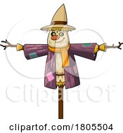 Cartoon Halloween Scarecrow