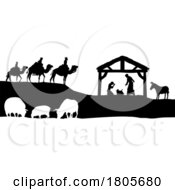 11/14/2023 - Christmas Nativity Scene Bethlehem Manger Wise Men