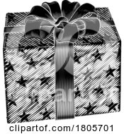 11/14/2023 - Christmas Gift Birthday Vintage Present Box Bow