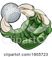 11/14/2023 - Golf Ball Claw Cartoon Monster Animal Hand