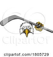 11/14/2023 - Eagle Ice Hockey Player Animal Sports Mascot