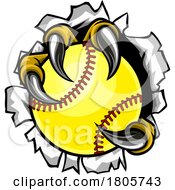 11/14/2023 - Claw Monster Talons Hand Holding Softball Ball