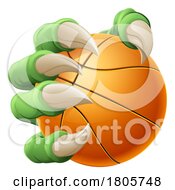 11/14/2023 - Basketball Ball Claw Cartoon Monster Animal Hand