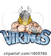 11/14/2023 - Viking Man Ice Hockey Sports Team Mascot